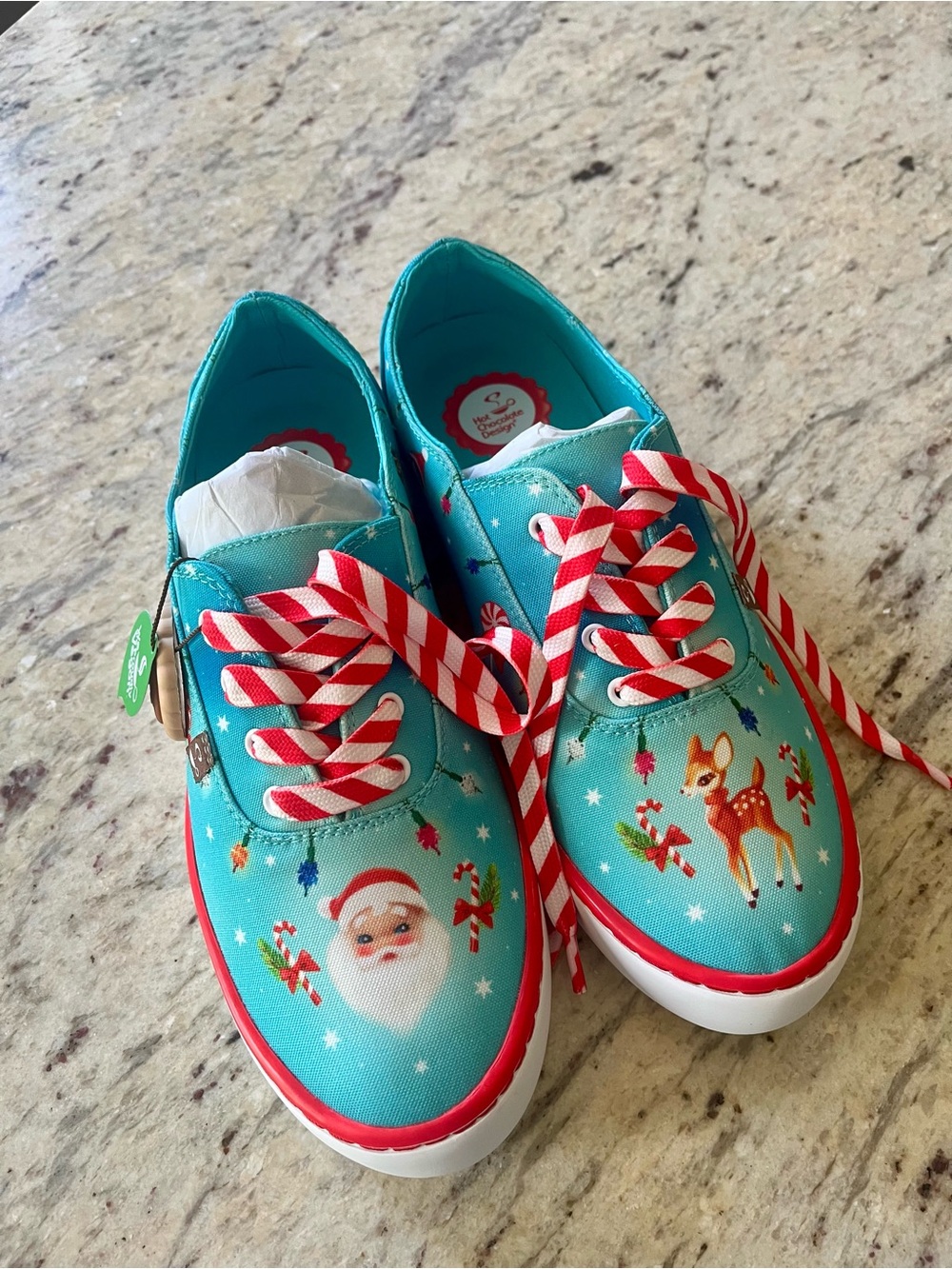 Hot Chocolate Design kitsch Christmas sneakers